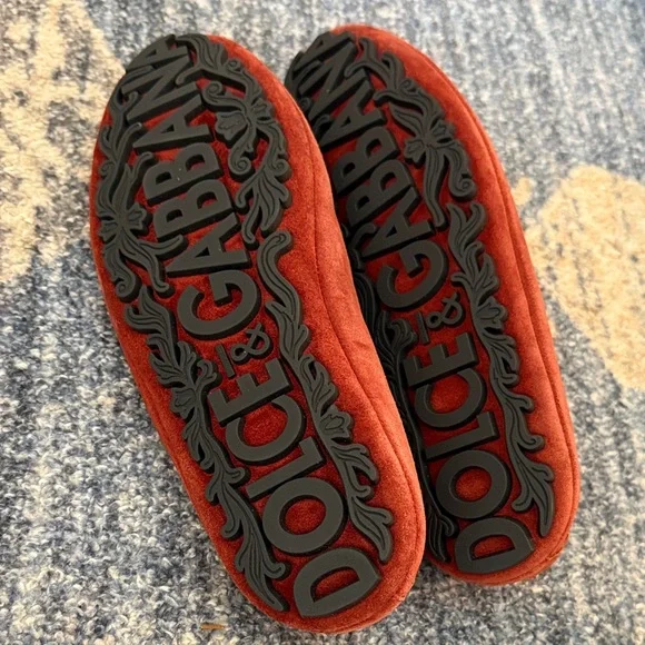 Dolce & Gabbana Burnt Orange Loafers - Picture 3 of 4